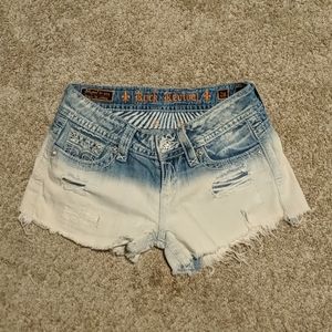 Rock Revival cut off ombre shorts size 28